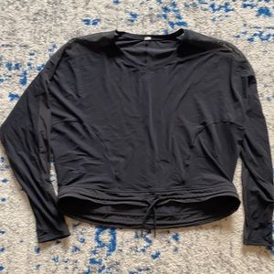 Lululemon Mesh Tie Waist Long Sleeve